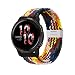 Produktbild Niboow 22mm Armband Kompatibel mit Garmin Vivoactive 4/Garmin Venu 2, Geflochtene Solo Loop, Nylon Ersatzband für Amazfit GTR 3 Pro/Amazfit GTR 2 eSIM/Amazfit GTR 2e/Xiaomi Mi Watch 22mm-Bunt