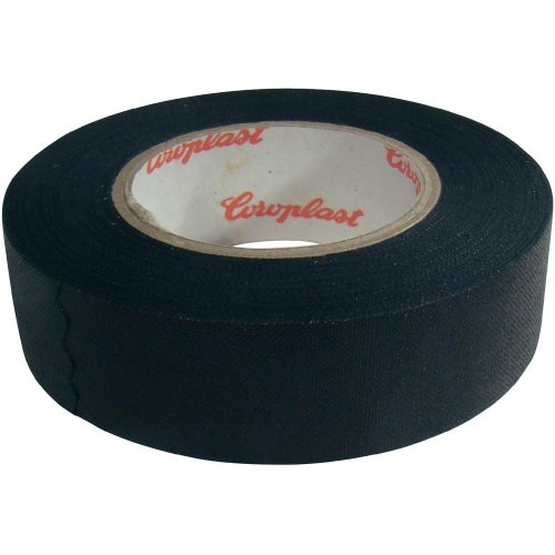 Ruban adhésif toilé Coroplast 16781 noir (L x l) 10 m x 19 mm caoutchouc 1 pc(s) Cover