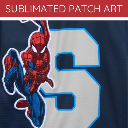 Image of Marvel Spider-Man Matching Family Athletic Hockey Jersey
