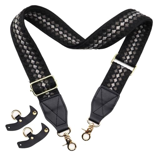 Image of LEMEDE Purse Strap Replacement Crossbody 1.5 inch Wide Shoulder Strap Adjustable Straps Handbag Strap Replacement Belts