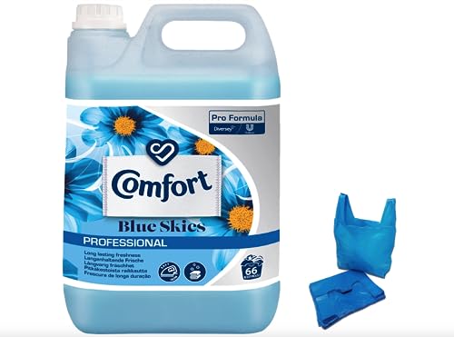 Comfort 5L Fabric Conditioner & Softner with Stay Fresh technology and Fragrance (Blue Skies)