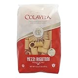 Colavita Pasta - Mezzi Rigatoni, 1 Pound - Pack of 20