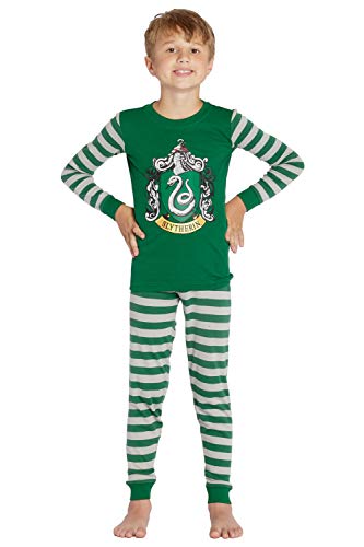 Pyjama Serpentard Harry Potter en coton doux vert et gris - 2