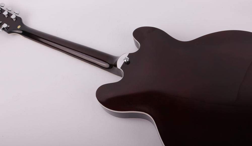 Jazz Hollow F-Hole Chitarra Elettrica - Chitarra acustica con corde in acciaio per musicisti