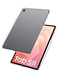 Clear Case for Samsung Galaxy Tab S11 WiFi Android Tablet 11 Inch, FJIASTB Flexible TPU Cover Compatible with S Pen, Airbag Shockproof, Lightweight (Transparent)
