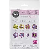 Sizzix 660706 Triplits Die Set, Flowers# 3 by Stephanie Barnard, 11/Pack