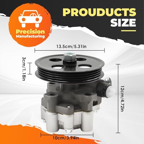 Aspaton 21-5931 Power Steering Pump with Pulley Compatible with Highlander 2004-2007 Camry 1995-2006 Sienna 1998-2003 Solara 1999-2003 ES300 1997-2001 RX330 2004-2006 Avalon 1995-2004 553-56924 by Aspaton - Used condition - Image 4