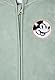 United Labels Disney Mickey Mouse Baby Fleece Overall mit Kapuze und Ohren für Jungen und Mädchen - Babykleidung Strampler Onesie Jumpsuit Hellgrün (Hellgrün, 86-92)