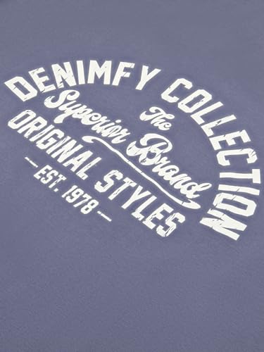 DENIMFY Tshirt Herren Baumwolle Regular Fit DFNuri 4er Pack Set Rundhals Kurzarm Sommer Tee Shirt Logoprint, Größe:M, Farben:Farbmix 4 – Ansicht 7