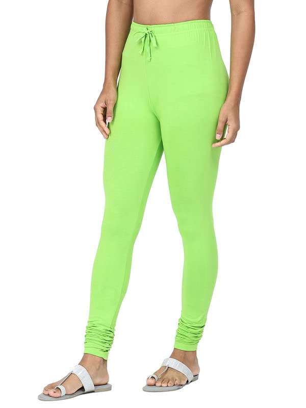 Image of Robinbosky Cotton Churidhar Leggings for Women - Stylish, Stretchable & Flattering Fit for All-Day Comfort