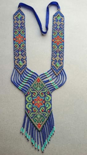 Collier ukrainien Gerdan à rosette arabesque traditionnelle fait main - 2