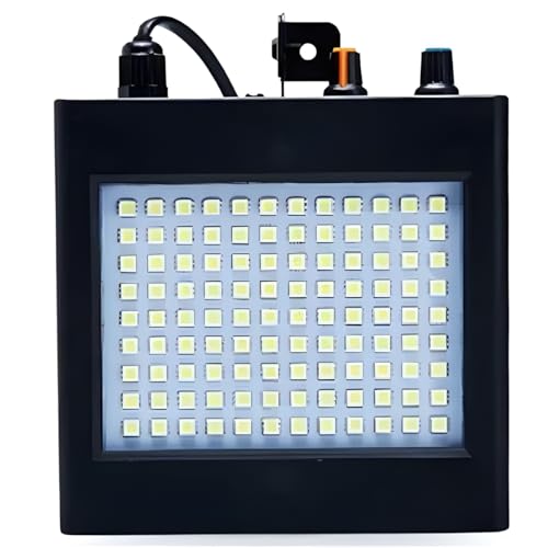 Strobo 108 Leds Rgb/branco 25w Rítmico Bivolt Automático Acessórios Para Festas Casa Iluminação Show