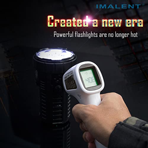 IMALENT GR35 2800 Lumens Rechargeable Flashlight, 4 in 1 Mode with Red Light, 427m Range, Type C Quick Charging, Lightweight Compact Tactical Flashlight (with Charging Case
