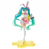 Siesdio Hatsune Miku: Cute Rabbit Ears Action Figure 7.05inch Exquisite Clothing Figure Best Collect