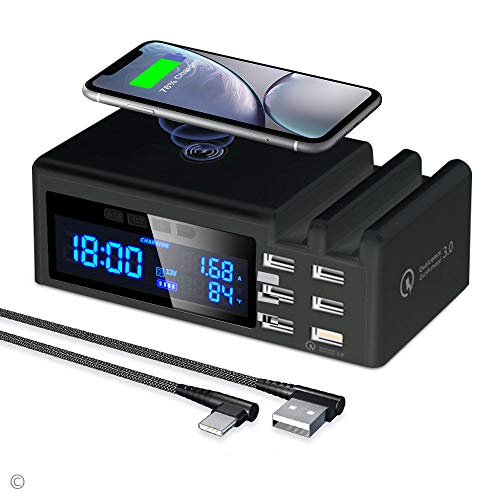 JCOTTON Chargeur USB multiprise 6 Ports USB