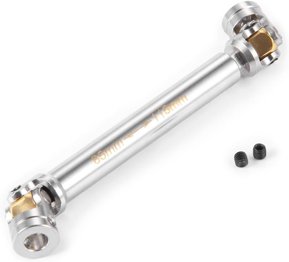 RC-Hub 1Pcs RC Driveshafts Metal Drive Shaft 45-50/47-57/55-67/60-80mm for 1:14 Tamiya Trailer Tractor Truck RC Crawler Car (85mm-115mm)