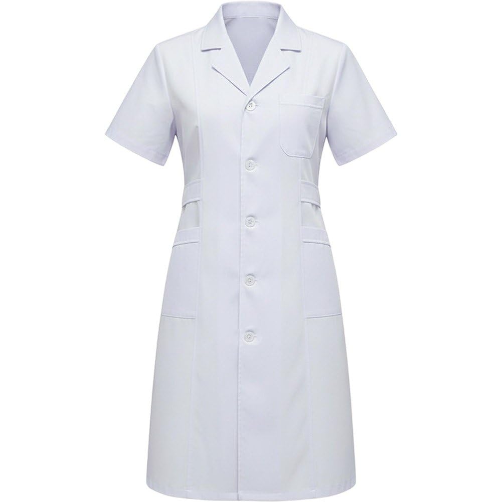 Blouse de médecin infroissable et confortable avec 3 poches pratiques