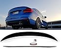 DM Autoteile 1956 Set Heckspoiler Kofferraum Schwarz Glanz 475 Farbcode kompatibel für BMW 2er F22 Coupe + M-Paket + 3M Tape bj. 14>