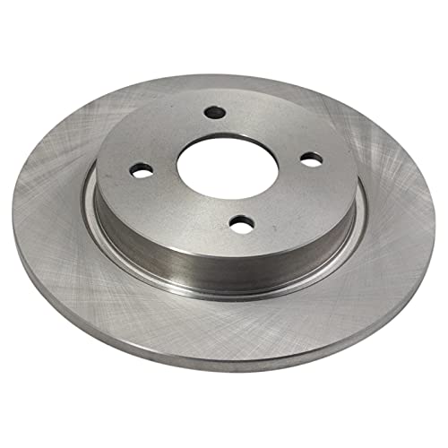 Image of TRQ Rear Brake Pad and Rotor Set Semi Metallic Rotors | For 2018-2019 Ford EcoSport