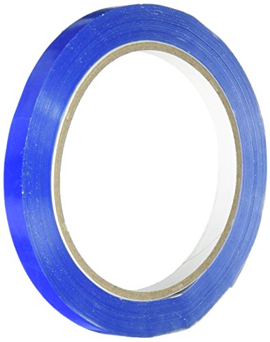 LSM 221507 9 mm x 66 m PVC Bag Neck Tape - Blue (Pack of 6)