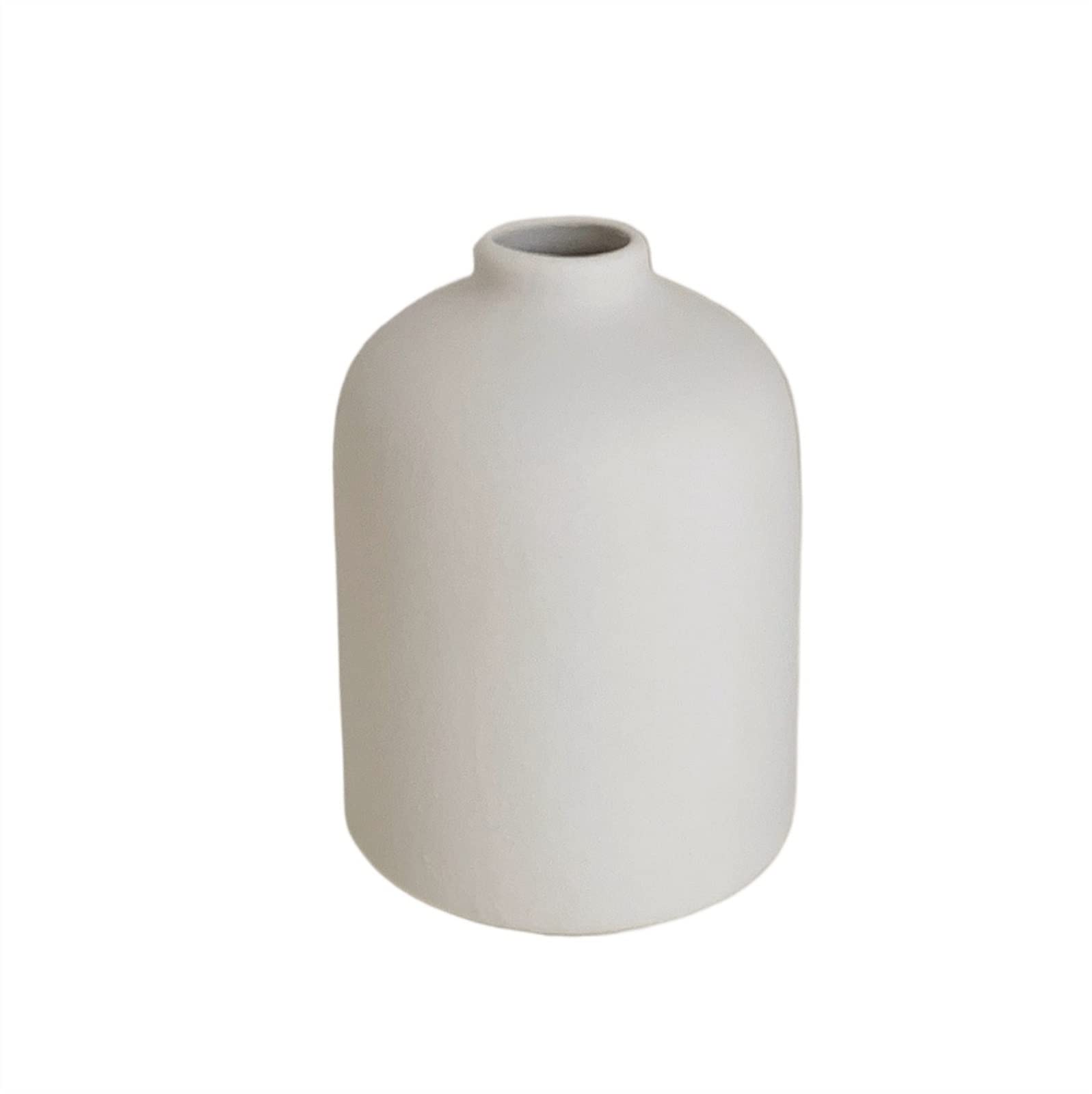 Bzgpmfud One Color Vase Desktop Flowers Hydroponic Dry Flower Bouquets Ceramic Bedroom Living Room Desktop Home Decoration White