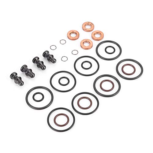 Eurobuy Car Fuel Injector Seal Washer O-Ring Kit Repair Accessory 038198051C Fit for A2 A3 A4 - Thumbnail 7