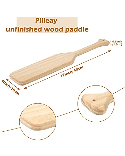 Pllieay 17 Inch Unfinished Wooden Paddle, Solid Pine Paddle, Natural Color Craft Wood Ideal For Nautical Craft Projects And Diy Home Decoration #TOP1