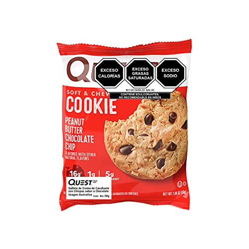 Quest Nutrition Peanut Butter Chocolate Chip High Protein Cookie, Keto Friendly, Low Carb, 24.5 Oz, 12 Count (Pack Of 1) #TOP5