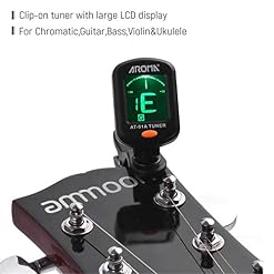 EmNarsissus Accordeur de Guitare Guitare Folk ukulélé accordeur de Basse 360 Degre Tuning intuitif et Pratique écran… - Les Beatles, Paul McCartney, John Lennon, RIngo Starr, George Harrison EmNarsissus Accordeur de Guitare Guitare Folk ukulélé accordeur de Basse 360 Degre Tuning intuitif et Pratique écran… – Image 2