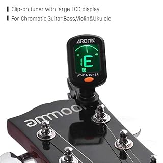 EmNarsissus Accordeur de Guitare Guitare Folk ukulélé accordeur de Basse 360 Degre Tuning intuitif et Pratique écran… - Les Beatles, Paul McCartney, John Lennon, RIngo Starr, George Harrison EmNarsissus Accordeur de Guitare Guitare Folk ukulélé accordeur de Basse 360 Degre Tuning intuitif et Pratique écran… – Image 2