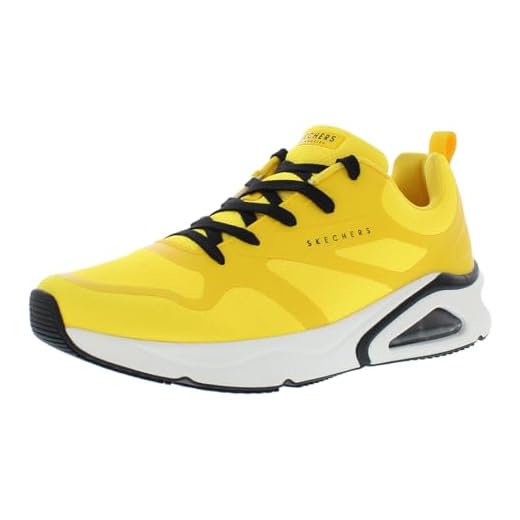 Skechers Tres-Air UNO Revolution-Airy - Zapatillas Deportivas para Hombre, Talla 38, Color Amarillo, 41 EU, Amarillo, 41 EU