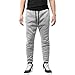 Mens Marled Jogger Pants Basic Brushed Fleece Solid Sweatpants