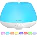 Produktbild VicTsing 500ml Diffusor Aromatherapie, Homasy 21dB Ultra Leise Aroma mit 8 Farben LED, BPA-Frei Aroma Diffuser für ätherische öle, luftbefeuchter ultraschall für Schlafzimmer, Kinderzimmer -Lila
