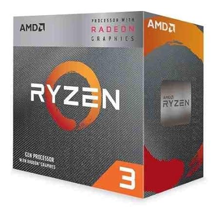 AMD Ryzen 3 3200G with RadeonVega 8 Graphics Desktop Processor 4 Cores up to 4GHz 6MB Cache Socket AM4 (YD320GC5FHBOX)