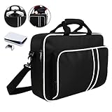 CONGDAREN Carrying Case for PS5 Travel Case for Protective Bag Suitable for Disc/Digital Edition Console, Controllers, Game Cards, Gaming Headset and Other Accessories