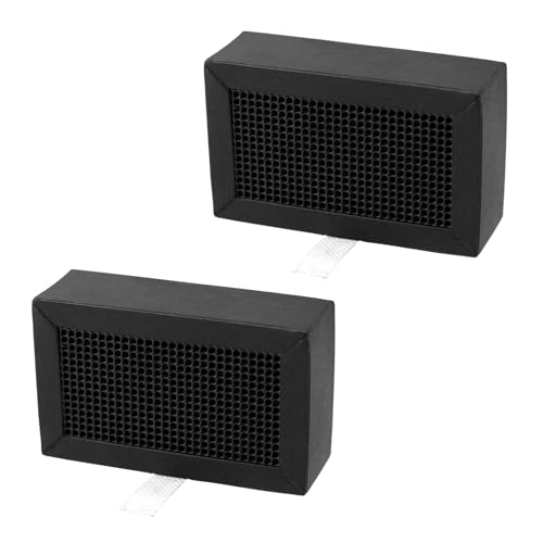 Lyreh 2pz Filtro Stampante 3D per Bambu Lab, 8,2x5x2,7cm Filtro Dell'Aria Stampante 3D Carbone Attivo Alta Qualità Accessori Pratici Purificazione per Bambu Lab X1C/P1P/P1S/X1/X1E (Nero)