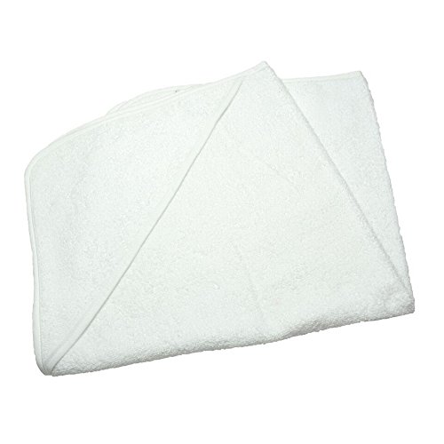 A&R Towels Baby/Toddler Babiezz Medium Hooded Towel (One Size) (White)