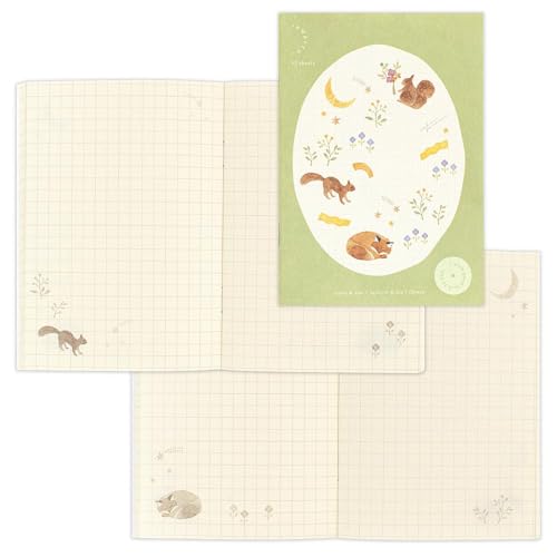 エヌビー社 ノート Ａ６ あわいろ 星の丘 | 中綴じノート 64ページ 糸綴じ製本 a6