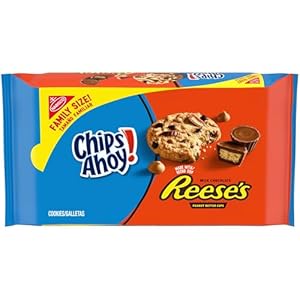 CHIPS AHOY! Reese’s Peanut Butter Cup Chocolate Chip Cookies, Family Size, 14.25 oz