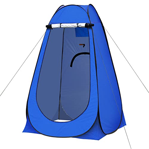 Portable Pop up Tent Privacy Shelter, for Outdoor Camping Caravan Picnic Toilet & Shower, Fishing Sunshade, Beach Dressing Changing Room, with Zippered Carrying Bag