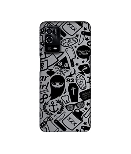 Image of Basic Case for Oppo A55 4G (Plastic Multicolor)