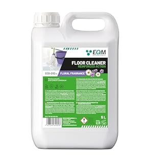 EQM - ECO-202 - Nettoyant Sol Multi Surface - Action renforcée pour un plus de nettoyage - 5L - Haut pouvoir dégraissant et désodorisant - Arôme floral