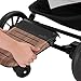 Evenflo Stroller Rider Board, Convenient Riding Options, Non-Skid Surface, Smooth-Ride Wheels, Easy to Use, Holds up to 50 Pounds, No Additional Parts Needed, Wood Grain - One Size