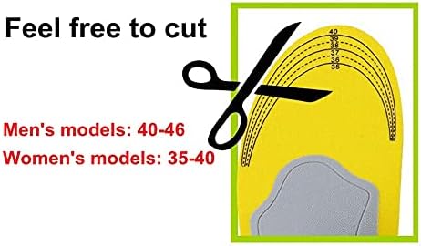 EDDGE メンズ レディース 通気性インソール 整形外科用インソール フラットフットフラットフット矯正アーチサポートインソール ハ