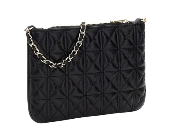 Sac à main plat GUESS matelassé noir BS26GU120 maroquinerie