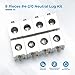Yuqutum 8 Pieces #4-2/0 Neutral Lug Kit, Circuit Breaker Ground Lugs, Aluminum Grounding Lugs Fit for Breaker Electrical Connections