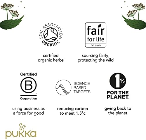**NEW FOR 2022** Pukka Herbs | Days of Joy Herbal Tea Advent Calendar | Organic | Eco-Friendly | Non Chocolate | Dairy Free | 24 Sachets