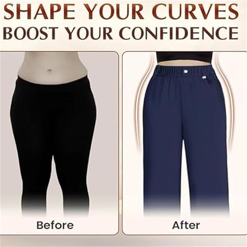 Swiftpura- High Rise Ultra Soft Pull-On Drape Pants, Comfy Pleated Perfect Drape High Rise Pull-On Stretch Wide Leg Pants4