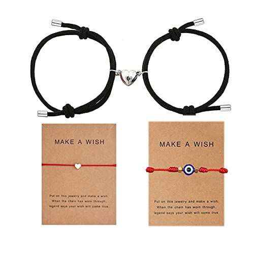 JczR.Y Atrair pulseira para casal, 7 n&oacute;s, corda vermelha, pulseira maligna, atra&ccedil;&atilde;o m&uacute;tua,...
