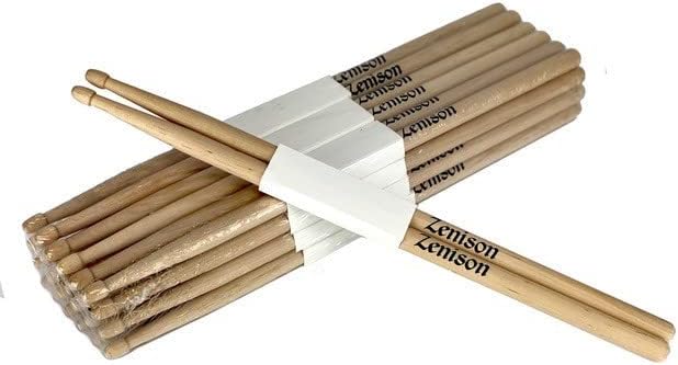48 PAIRS - 5B Wood Tip Natural Maple Drumsticks